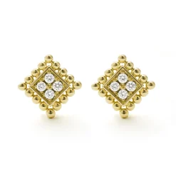 Cheap LAGOS 18K Gold Diamond Earrings