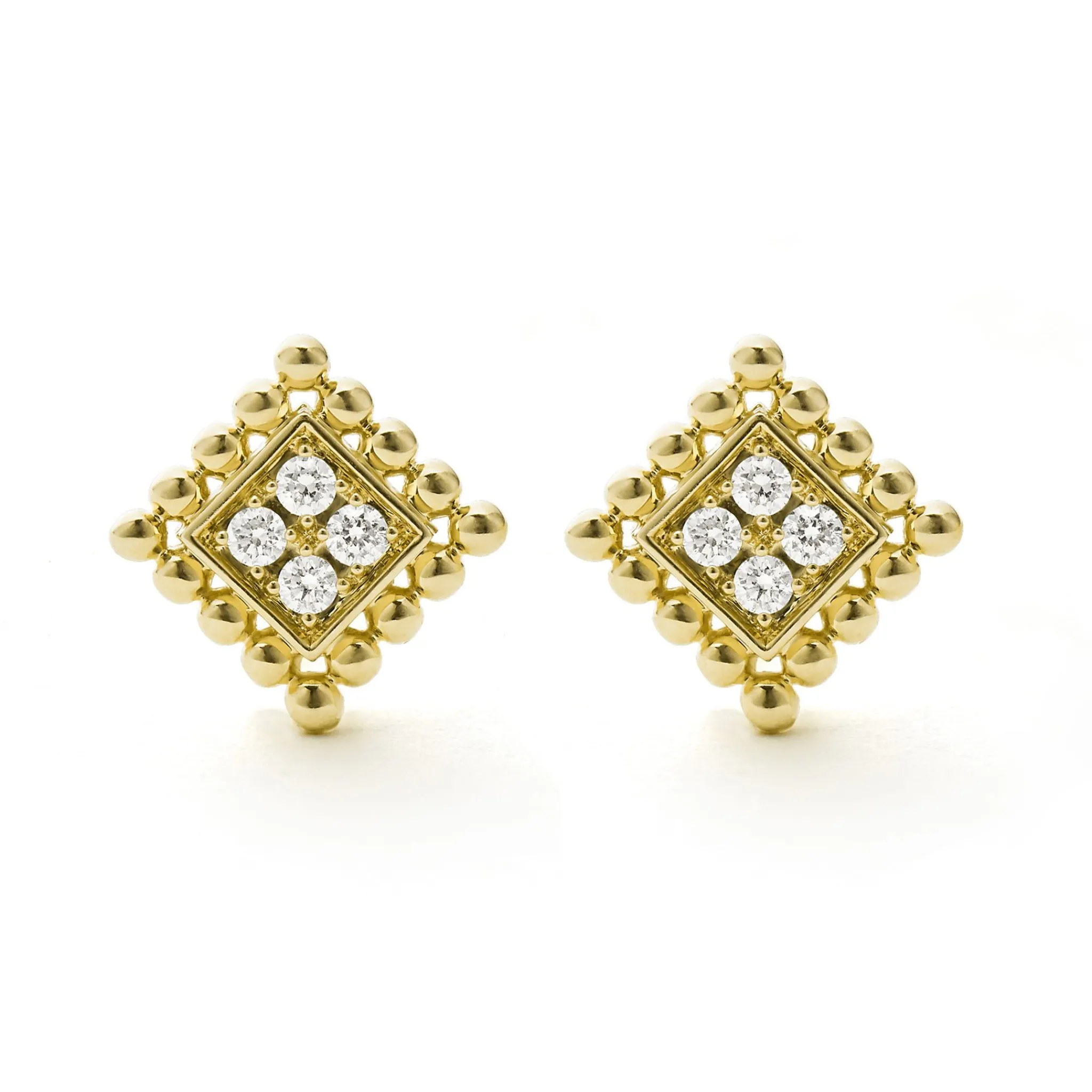 Cheap LAGOS 18K Gold Diamond Earrings