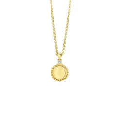 Sale LAGOS 18K Gold Diamond Pendant Necklace