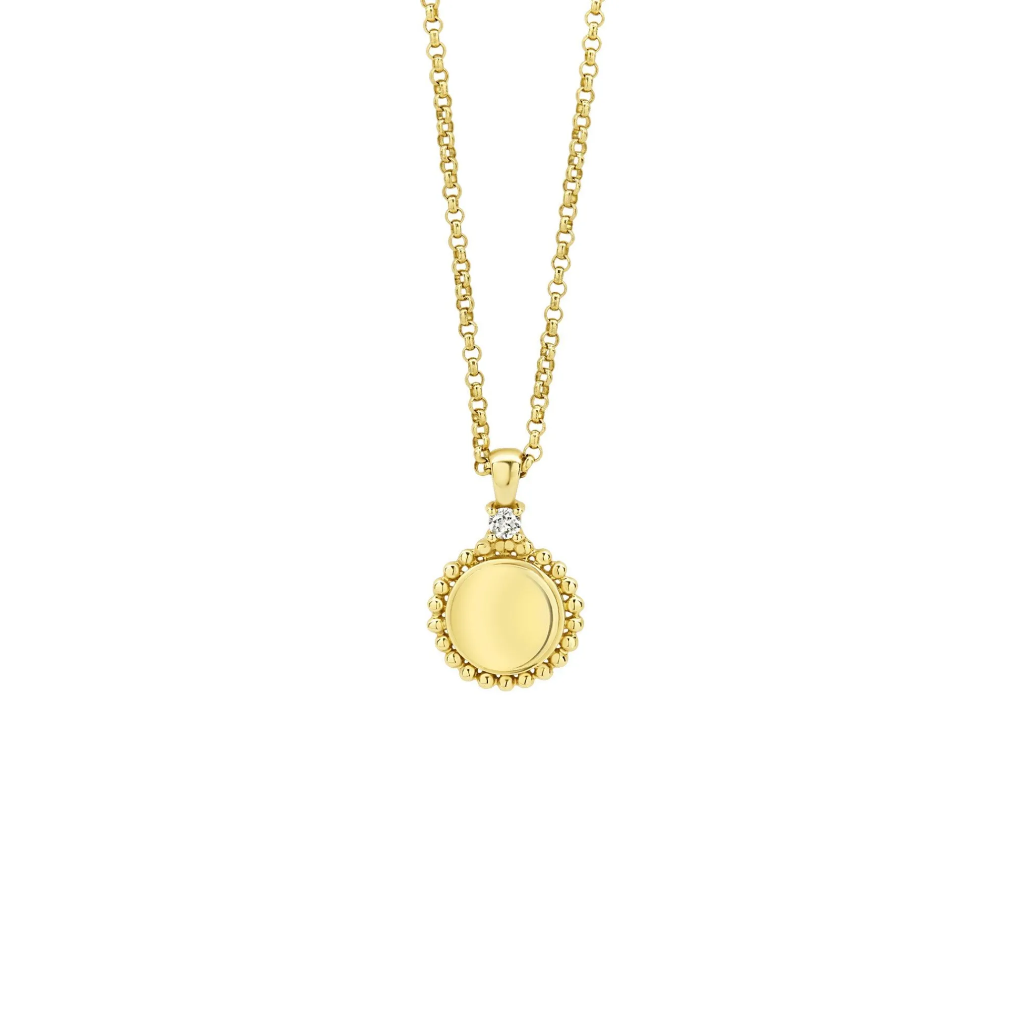 Sale LAGOS 18K Gold Diamond Pendant Necklace