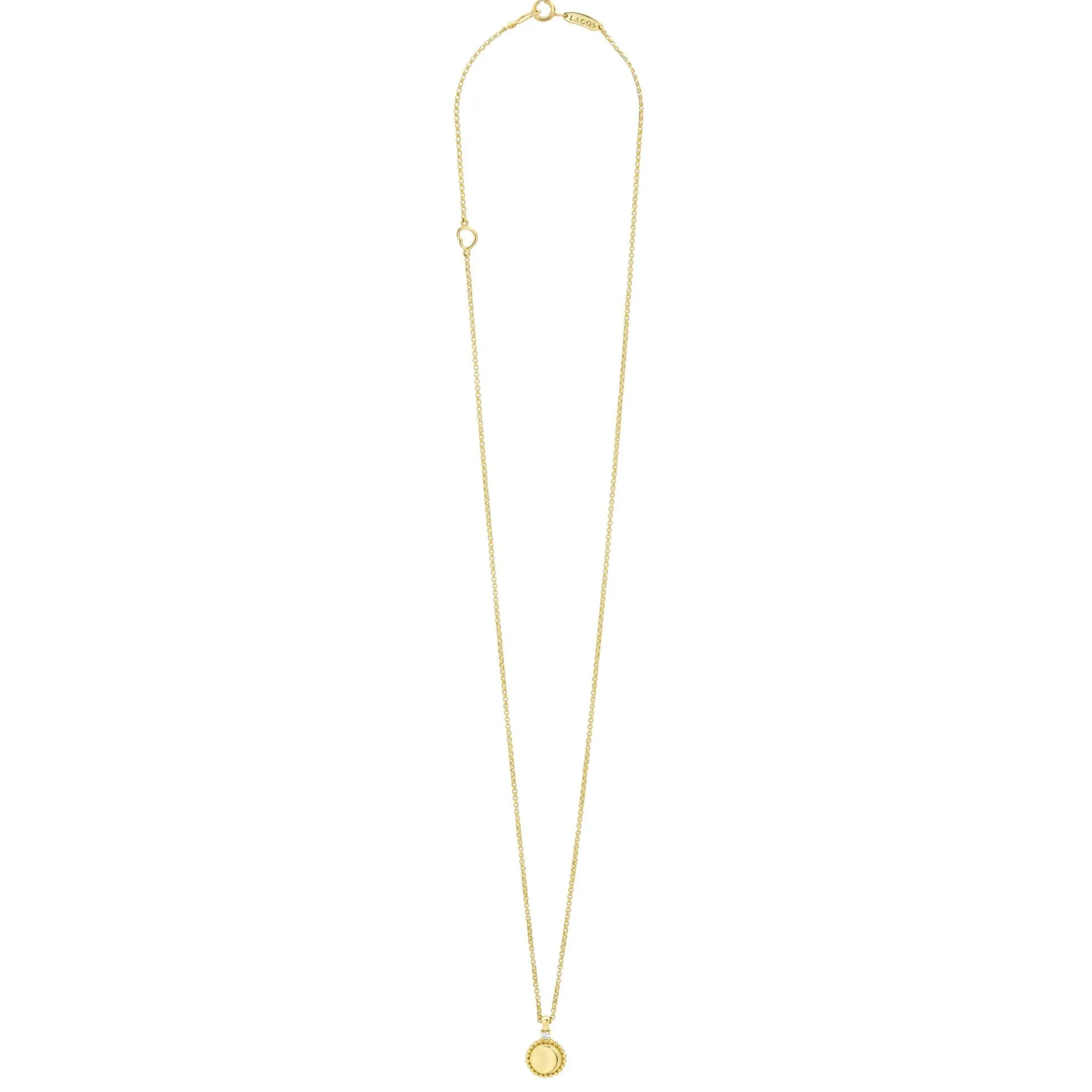 Sale LAGOS 18K Gold Diamond Pendant Necklace