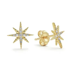 Flash Sale LAGOS 18K Gold Diamond Stud Earrings