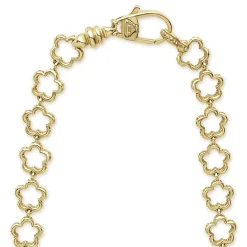 Best LAGOS 18K Gold Floral Link Necklace
