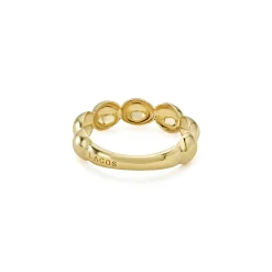 Sale LAGOS 18K Gold Fluted Ring