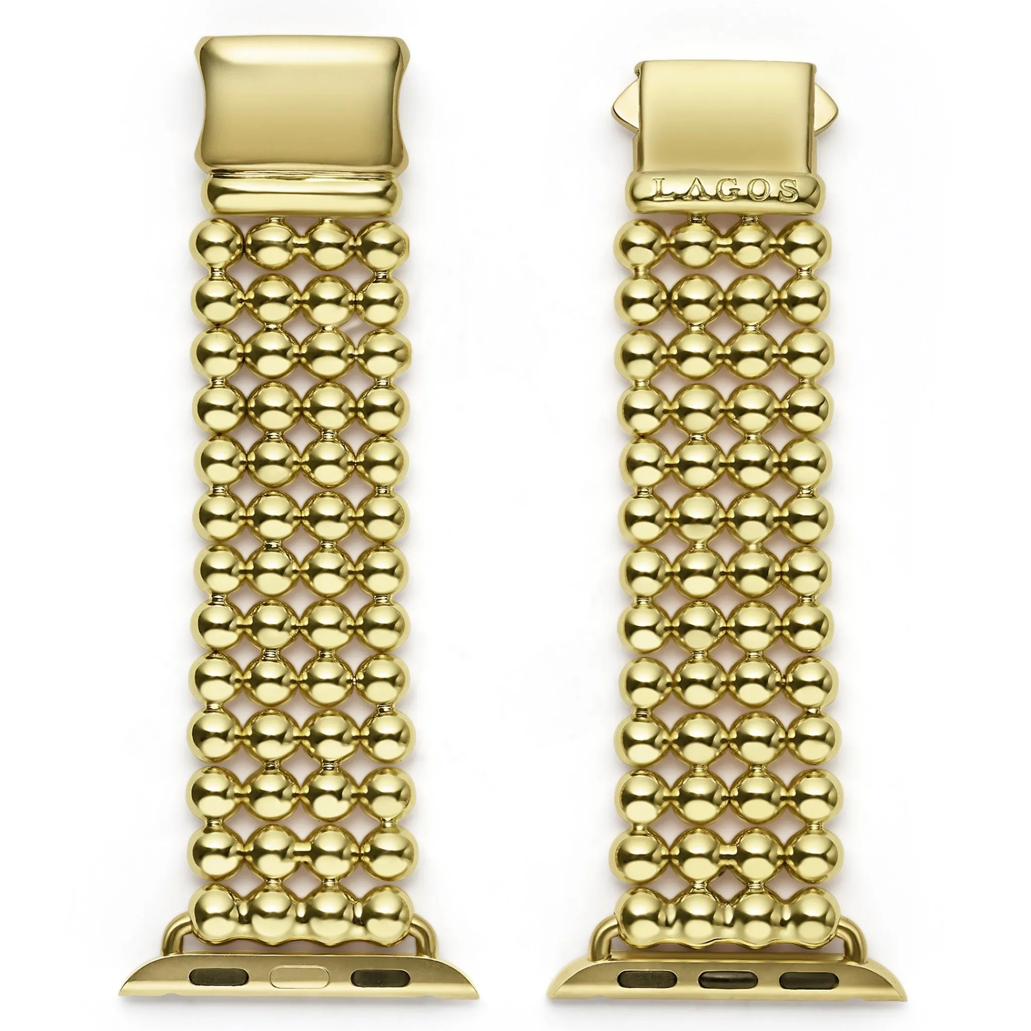 Discount LAGOS 18K Gold Infinite Caviar Beaded Watch Bracelet - 38-45Mm