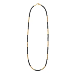 Cheap LAGOS 18K Gold Large Station Ceramic Beaded Necklace | 3Mm