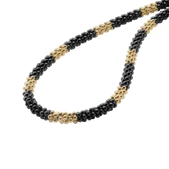 Store LAGOS 18K Gold Large Station Ceramic Beaded Necklace | 5Mm