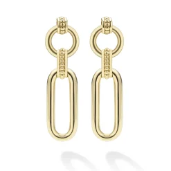 Online LAGOS 18K Gold Link Drop Earrings