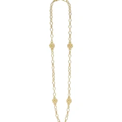 New LAGOS 18K Gold Open Ball Link Necklace