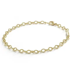 Outlet LAGOS 18K Gold Petite Link Bracelet