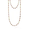 New LAGOS 18K Gold Rhodolite Garnet Necklace