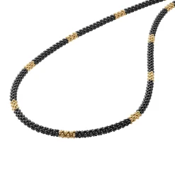 Discount LAGOS 18K Gold Small Station Ceramic Beaded Necklace | 3Mm