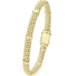 Cheap LAGOS 18K Gold Station Caviar Bracelet | 6Mm