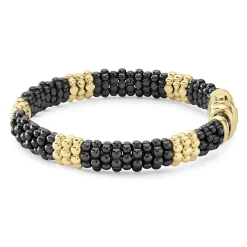 Best LAGOS 18K Gold Station Ceramic Beaded Bracelet | 9Mm