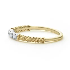Cheap LAGOS 18K Gold Superfine Diamond Stacking Ring