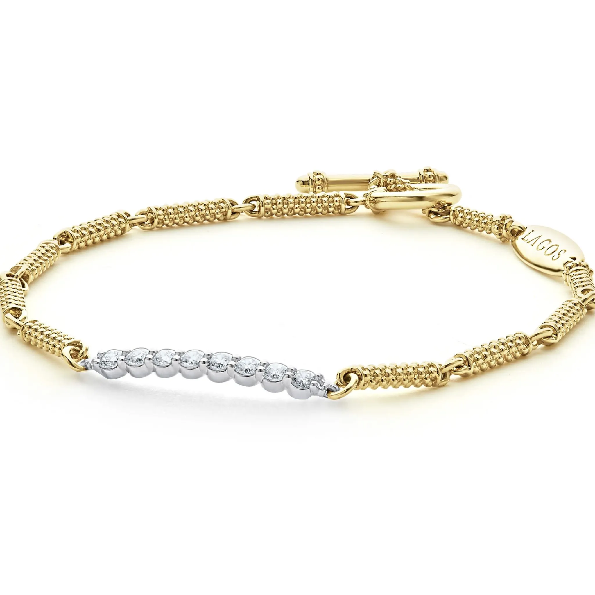 Store LAGOS 18K Gold Superfine Diamond Bracelet