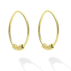 Clearance LAGOS 18K Gold Superfine Hoop Earrings