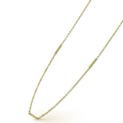Discount LAGOS 18K Gold Superfine Station Chain Necklace