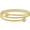 Shop LAGOS 18K Gold Wrap Diamond Bracelet