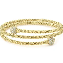 Outlet LAGOS 18K Gold Wrap Diamond Bracelet