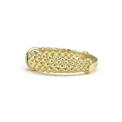 Shop LAGOS 18K Gold X Caviar Diamond Ring