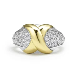Shop LAGOS 18K Gold X Diamond Ring