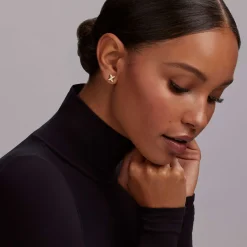 Store LAGOS 18K Gold X Diamond Stud Earrings