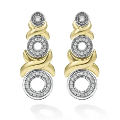 Online LAGOS 18K Gold Xo Diamond Drop Earrings