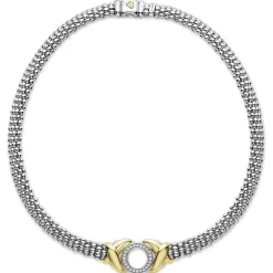 Best LAGOS 18K Gold Xo Diamond Necklace