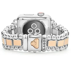 Hot LAGOS 18K Rose Gold And Stainless Steel Watch Bracelet-38-45Mm