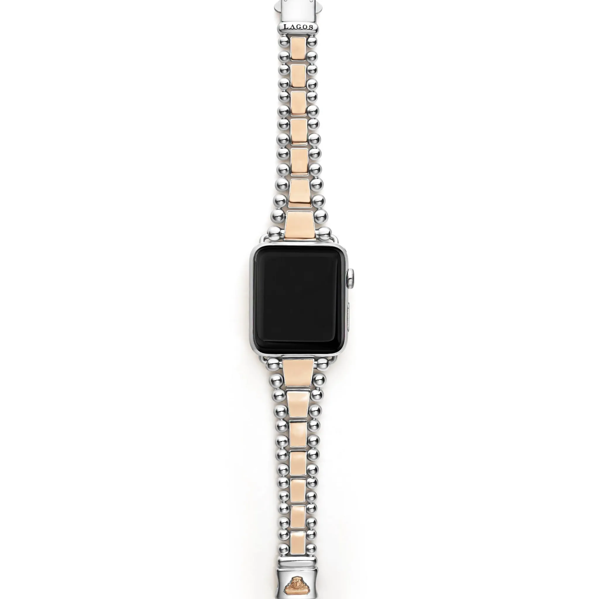 Store LAGOS 18K Rose Gold And Stainless Steel Watch Bracelet-42-49Mm