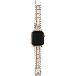 Store LAGOS 18K Rose Gold And Sterling Silver Single Diamond Watch Bracelet-38-45Mm