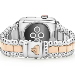 Online LAGOS 18K Rose Gold And Sterling Silver Half Diamond Watch Bracelet-42-49Mm