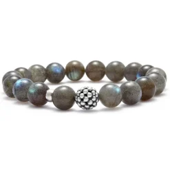 Store LAGOS Labradorite Silver Station Bead Bracelet