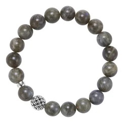 Store LAGOS Labradorite Silver Station Bead Bracelet