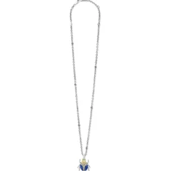 Clearance LAGOS Lapis Beetle Diamond Pendant Necklace