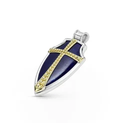 Outlet LAGOS Lapis Shield Amulet