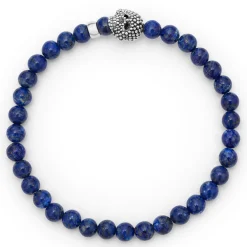 Store LAGOS Lapis Skull Bracelet