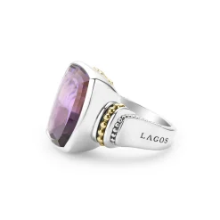 Shop LAGOS Large Amethyst Statement Ring
