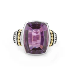 Hot LAGOS Large Amethyst Statement Ring