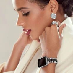 Sale LAGOS Large Caviar Circle Diamond Earrings