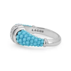 Store LAGOS Large Ceramic Diamond Stacking Ring