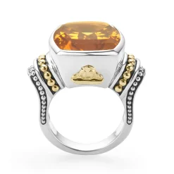 New LAGOS Large Citrine Statement Ring