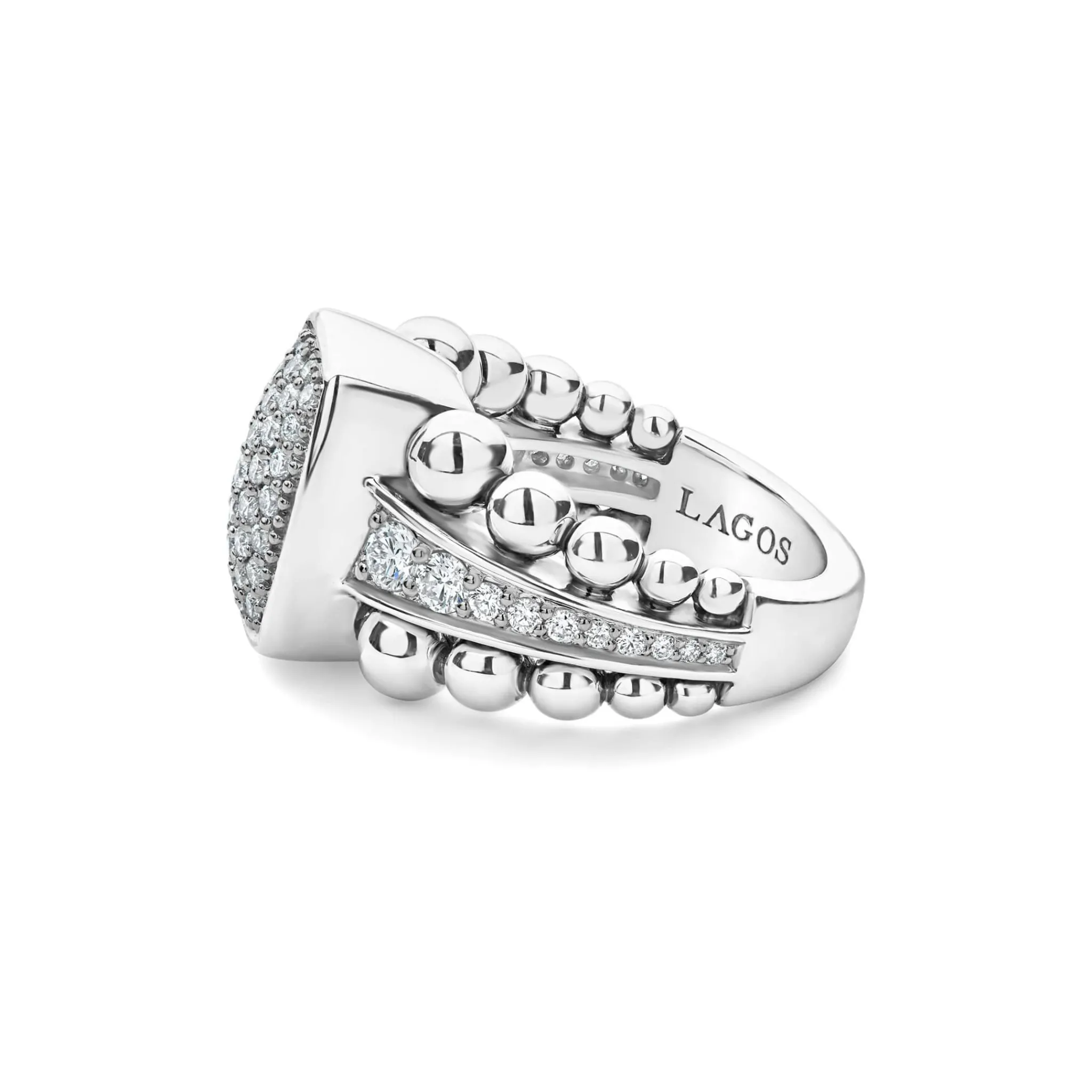 Fashion LAGOS Large Diamond Statement Ring