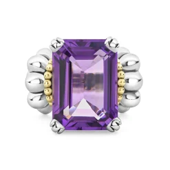 Flash Sale LAGOS Large Emerald-Cut Amethyst Ring