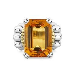 Best LAGOS Large Emerald-Cut Citrine Ring