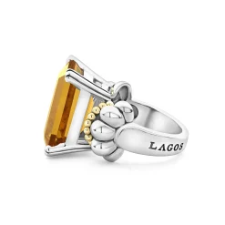 Best LAGOS Large Emerald-Cut Citrine Ring