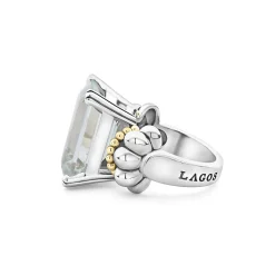 Clearance LAGOS Large Emerald-Cut White Topaz Ring