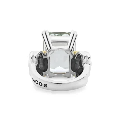 Clearance LAGOS Large Emerald-Cut White Topaz Ring