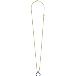 Hot LAGOS Large 18K Gold Ceramic Circle Pendant Necklace